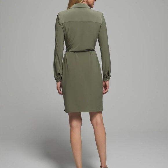 WHBM $90
 Snap Front Shirtdress - Picture 2 of 6